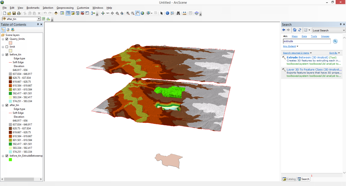 Use ArcGIS tools for 3D mapping How to fill space