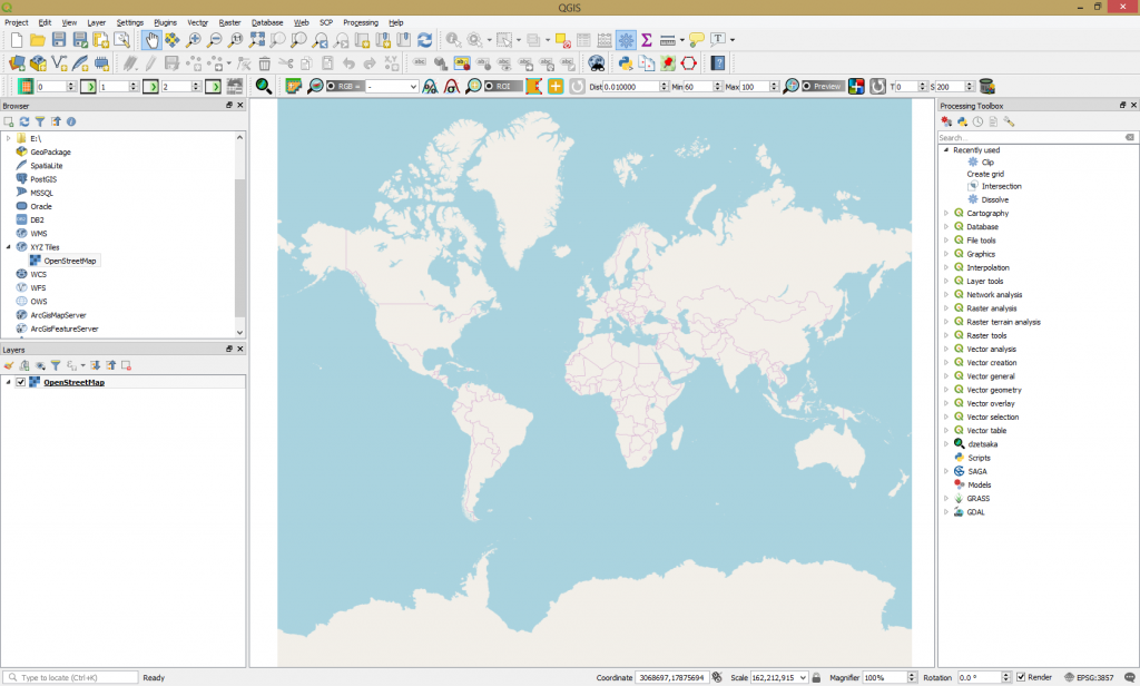 How to add OpenStreetMap Basemaps in QGIS 3.0