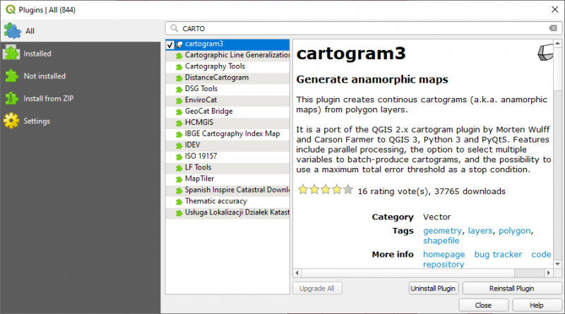 Create Anamorphic Maps In Qgis Tyc Gis