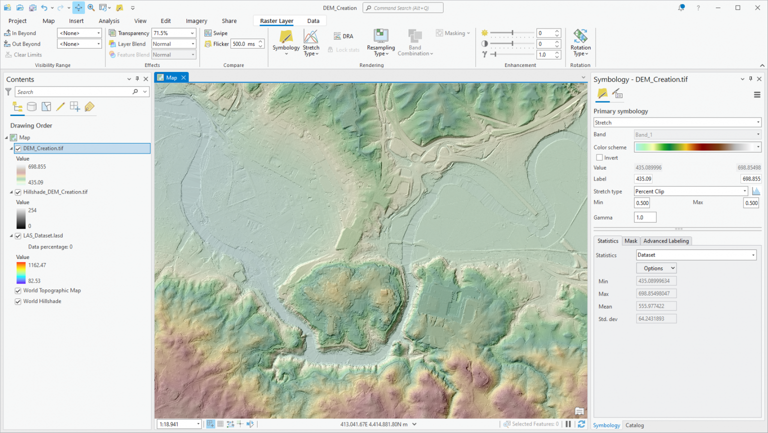 DEM creation using LASzip and ArcGIS Pro - GIS Course | TYC GIS Training